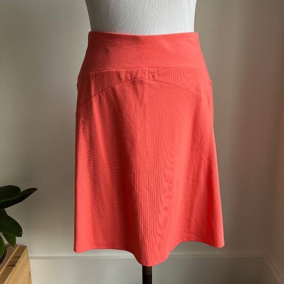 PATAGONIA SALMON COTTON SKIRT KNEE LENGTH XSMALL - Picture 1 of 6